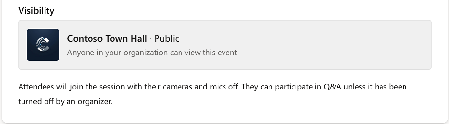 The Visibility whether your town hall will be Public or Private.