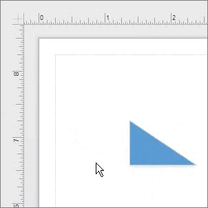 Click on a ruler to drag a guide into your drawing.