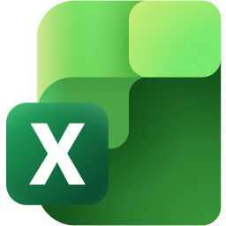 Microsoft Excel logo.