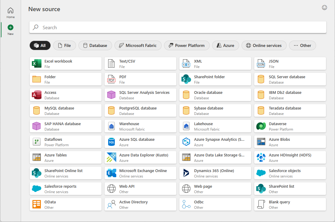 Excel Get Data New Tab