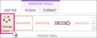 Change colors of your timeline