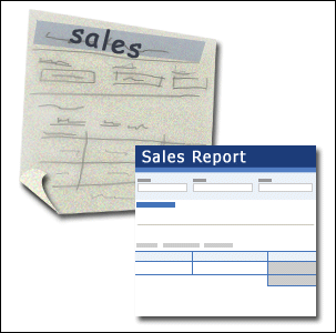 completed form overlapping preliminary sketch
