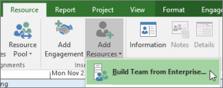 Build Team from Enterprise
