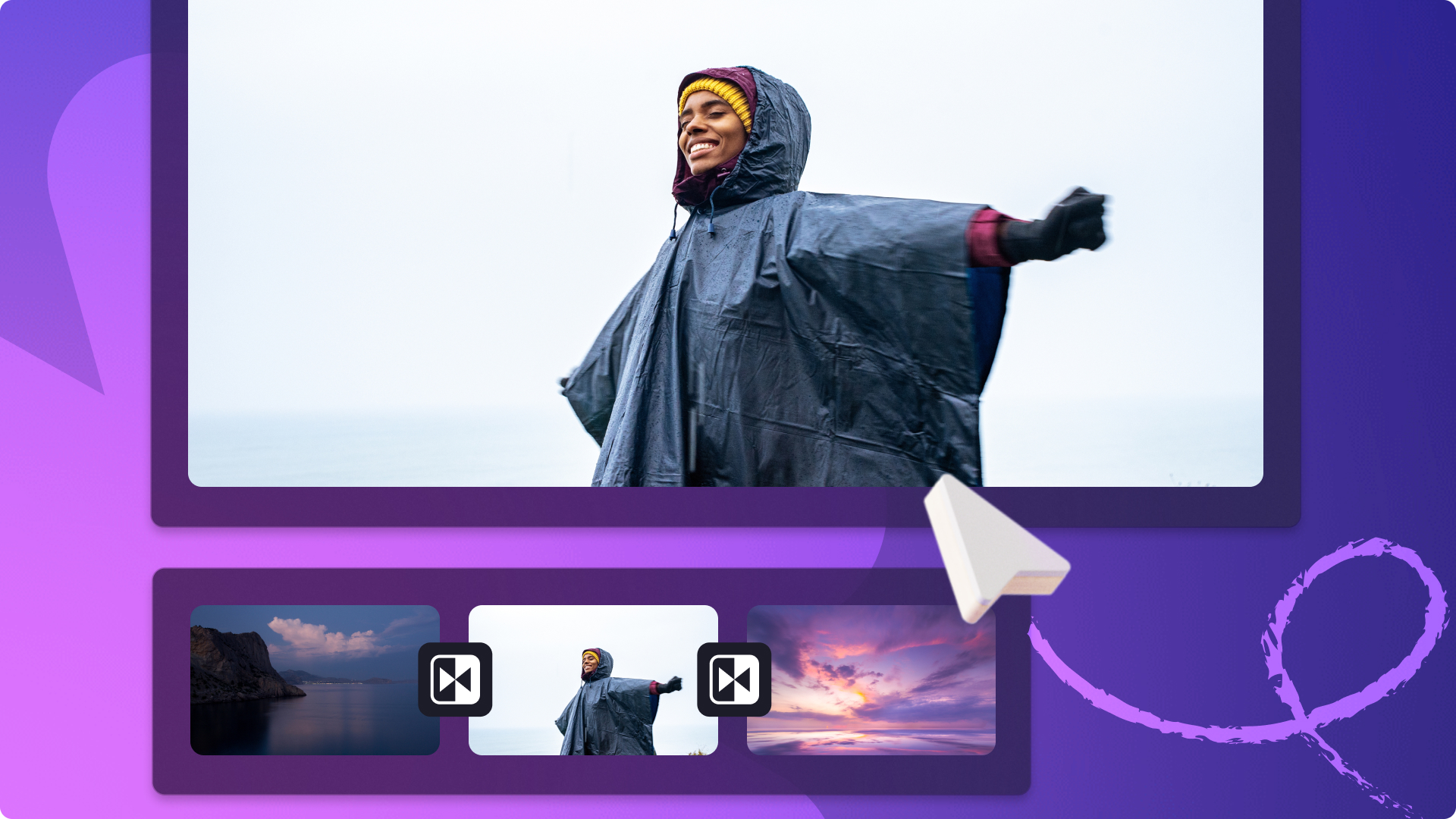 Select from a range of effects and filters